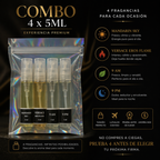 Combo Experiencia Premium – 4 Decants 5ML